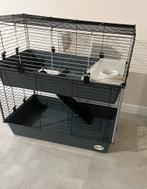 Konijnenkooi, Dieren en Toebehoren, Knaagdieren en Konijnen | Hokken en Kooien, Kooi, 110 cm of meer, Zo goed als nieuw, Ophalen