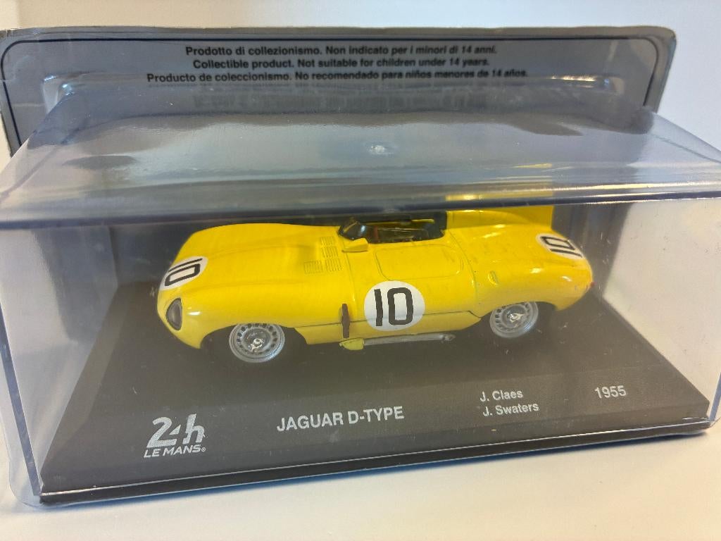 19502: Jaguar D-Type - J.Class/J.Swaters - 24h Le Mans 1955, Hobby en Vrije tijd, Modelauto's | 1:43, Auto, Nieuw, Ophalen of Verzenden