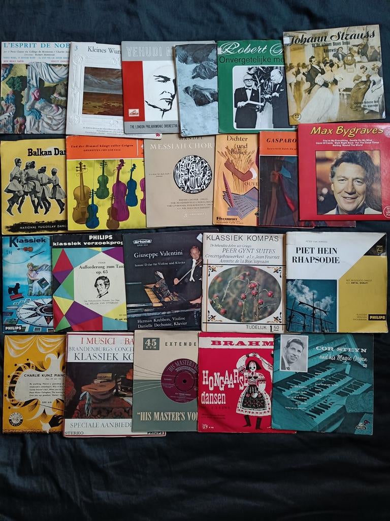 Partijtje singels, Cd's en Dvd's, Vinyl Singles, Gebruikt, 7 inch, Single, Ophalen of Verzenden