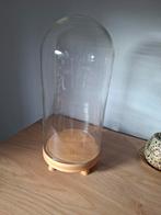 Glazen stolp met bamboe onderstel - Nieuwstaat, Ophalen, Nieuw