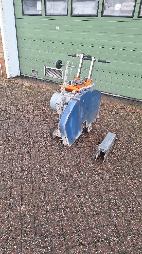 betonzaagLissmac CompactCut 400E Asfaltzaag 800mm 380V, Ophalen, Gebruikt, 70 mm of meer, Overige typen