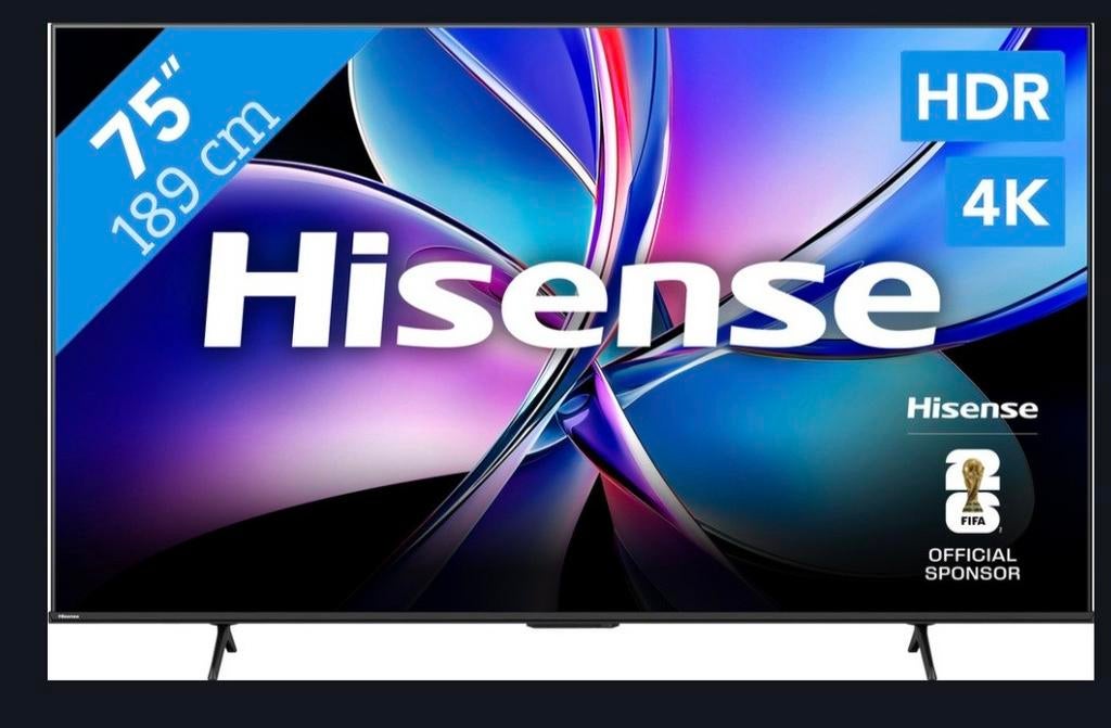 Hisense Pro QLED 75 inch TV, Audio, Tv en Foto, Televisies, QLED, Zo goed als nieuw, 100 cm of meer, 4k (UHD)