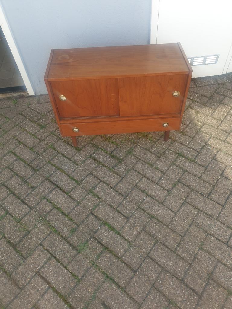 Prachtig vintage jaren 60 kasje, Ophalen of Verzenden, Gebruikt