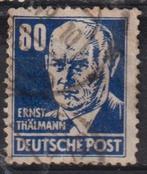 DDR 1952 Herdenking Ernst Thalmann, Verzenden, Gestempeld, Overige thema's
