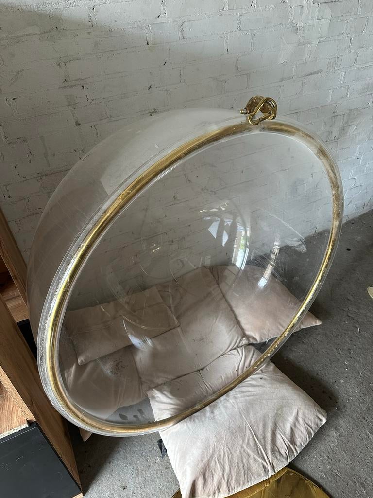 Hangstoel met standaard, Gebruikt, Overige kleuren, Ophalen of Verzenden, Metaal