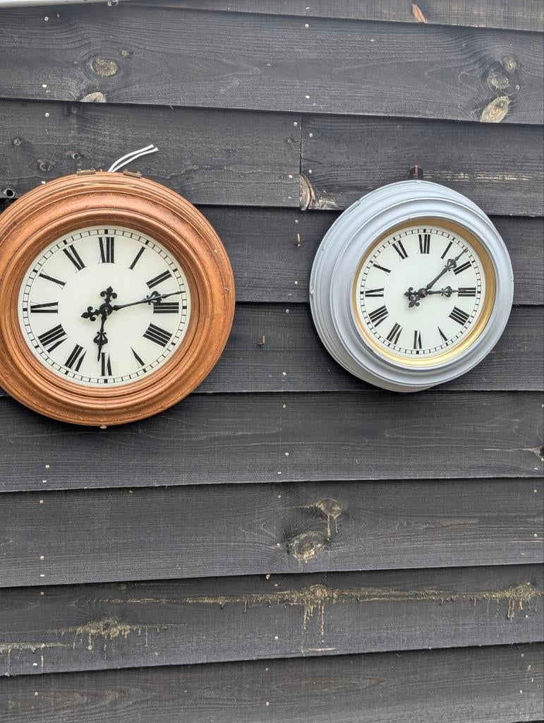 Antieke elektrische klok €200., Antiek en Kunst, Antiek | Klokken, Ophalen