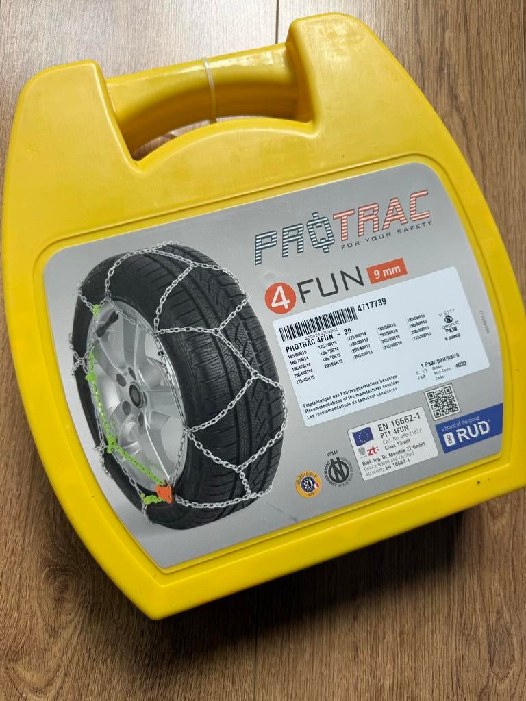 Protrac 4FUN 9mm sneeuwkettingen, Ophalen of Verzenden, Nieuw