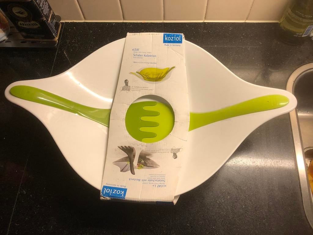 t.k.Koziol slabak met couverts Design, Ophalen, Zo goed als nieuw