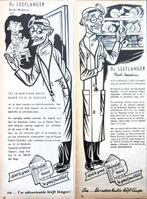 3 vintage advertenties reclames Dr Leeflanger 1950 NOTU, Ophalen of Verzenden, Gebruikt, Overige typen