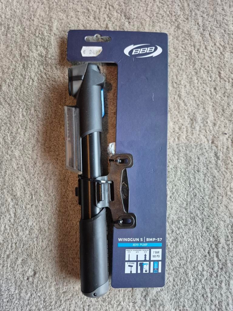 BBB Windgun S BMP-57 Mini Fietspomp - Nieuw, Ophalen of Verzenden, Nieuw