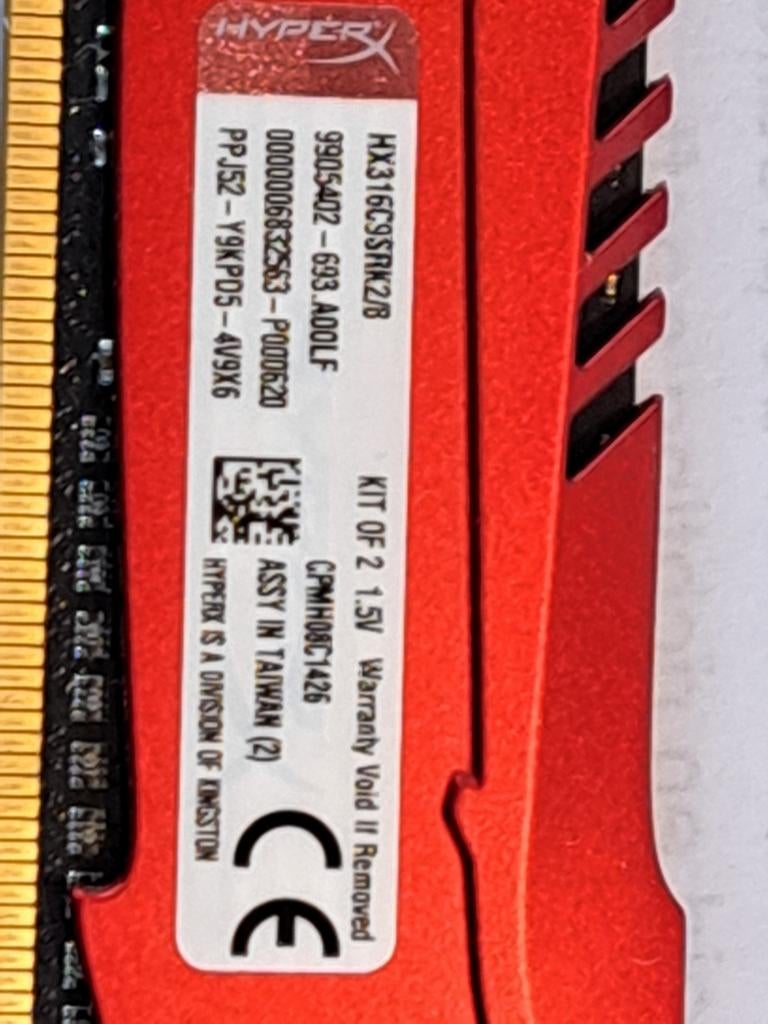 HyperX Savage DDR3 RAM 2x4GB (8GB totaal), Computers en Software, RAM geheugen, Gebruikt, DDR3, Ophalen of Verzenden, Desktop