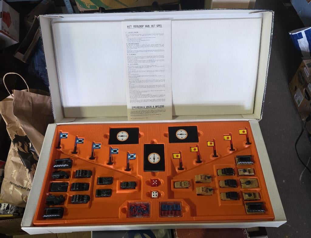 Bordspel Hinderlaag Clipper 1973, Hobby en Vrije tijd, Gezelschapsspellen | Bordspellen, Ophalen, Gebruikt, Clipper, Xx
