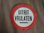 Verkeersbord Uitrit vrijlaten, Ophalen of Verzenden, Gebruikt, Overige typen