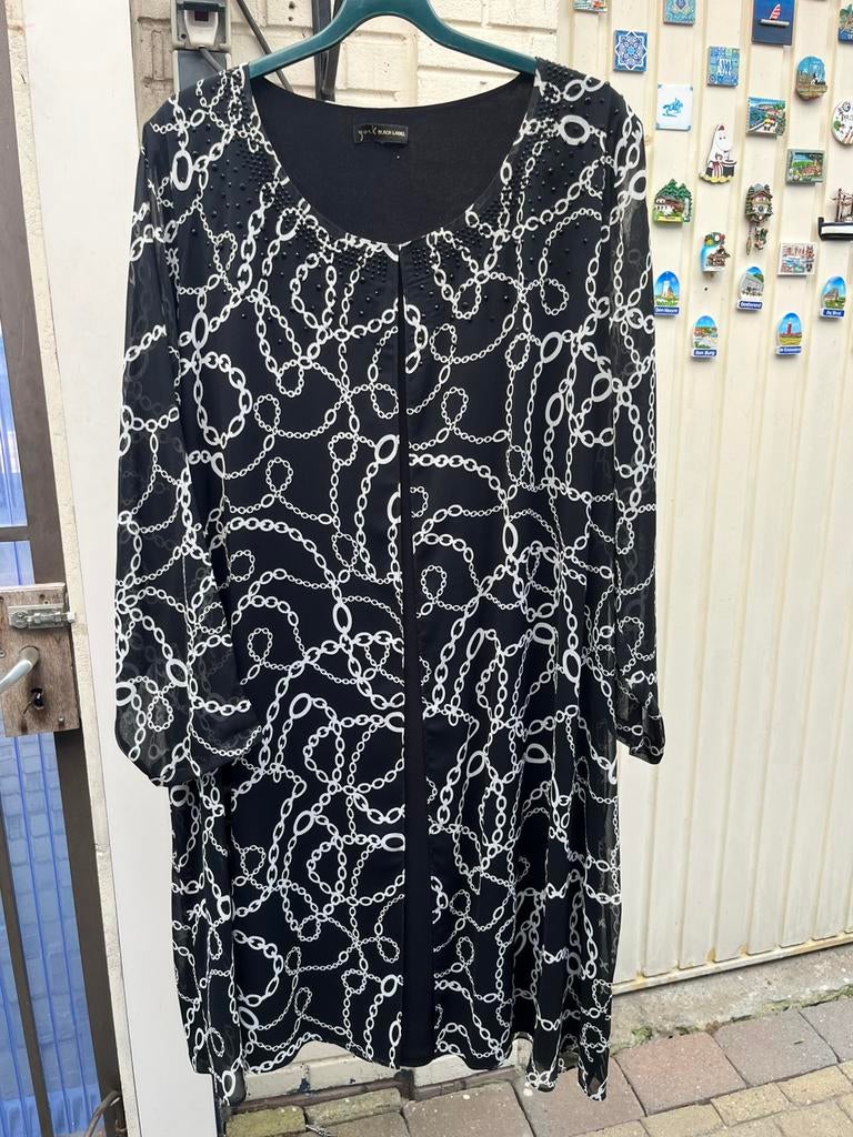 Yoek Black Label Jurk mt 54/56, Ophalen of Verzenden, Zo goed als nieuw, Zwart, Jurk