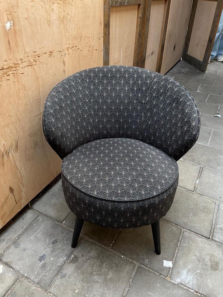 WOOOD fauteuil artifort retro, Ophalen, Minder dan 75 cm, Zo goed als nieuw, Stof