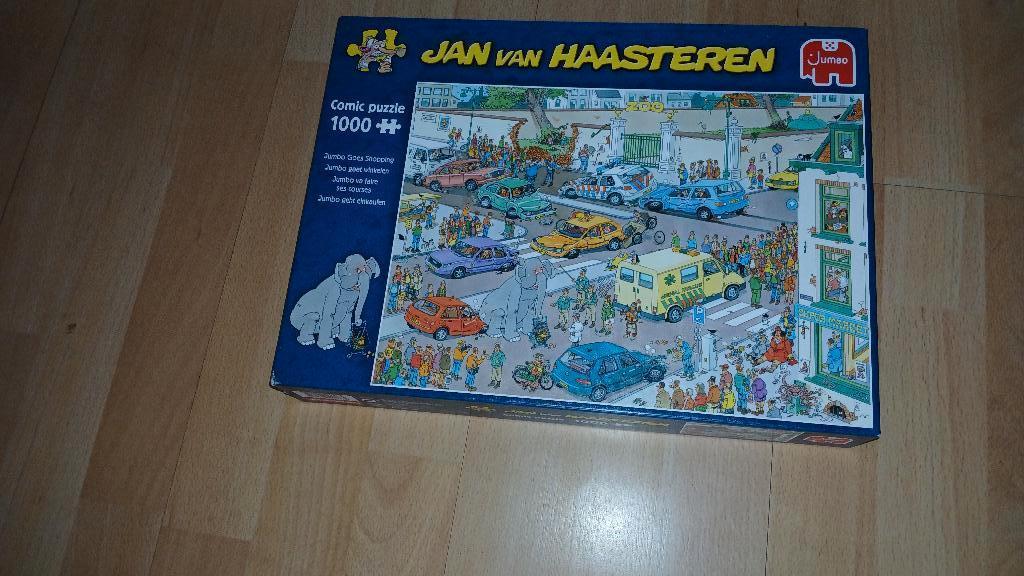 JAN VAN HAASTEREN PUZZELS 1000 STUKJES, Hobby en Vrije tijd, Denksport en Puzzels, Ophalen of Verzenden, 500 t/m 1500 stukjes