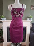 Karen Millen mooie paarse body cocon jurk 36 S 34, Karen Millen, Verzenden, Paars, Zo goed als nieuw