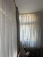 Vitrage + overgordijnen (zonsverduisterend), Ophalen of Verzenden, Zo goed als nieuw, 200 cm of meer
