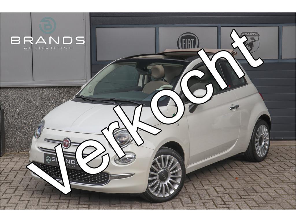 Fiat 500C 0.9 TwinAir Lounge Dualogic Parelmoer Leder Vol op, Auto's, Fiat, Bedrijf, Te koop, 500C, ABS, Airbags, Airconditioning