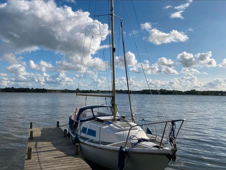 Yamaha motor + opknap kajuitzeilboot, Watersport en Boten, Kajuitzeilboten en Zeiljachten, Gebruikt, Tourjacht of Cruiser, Polyester