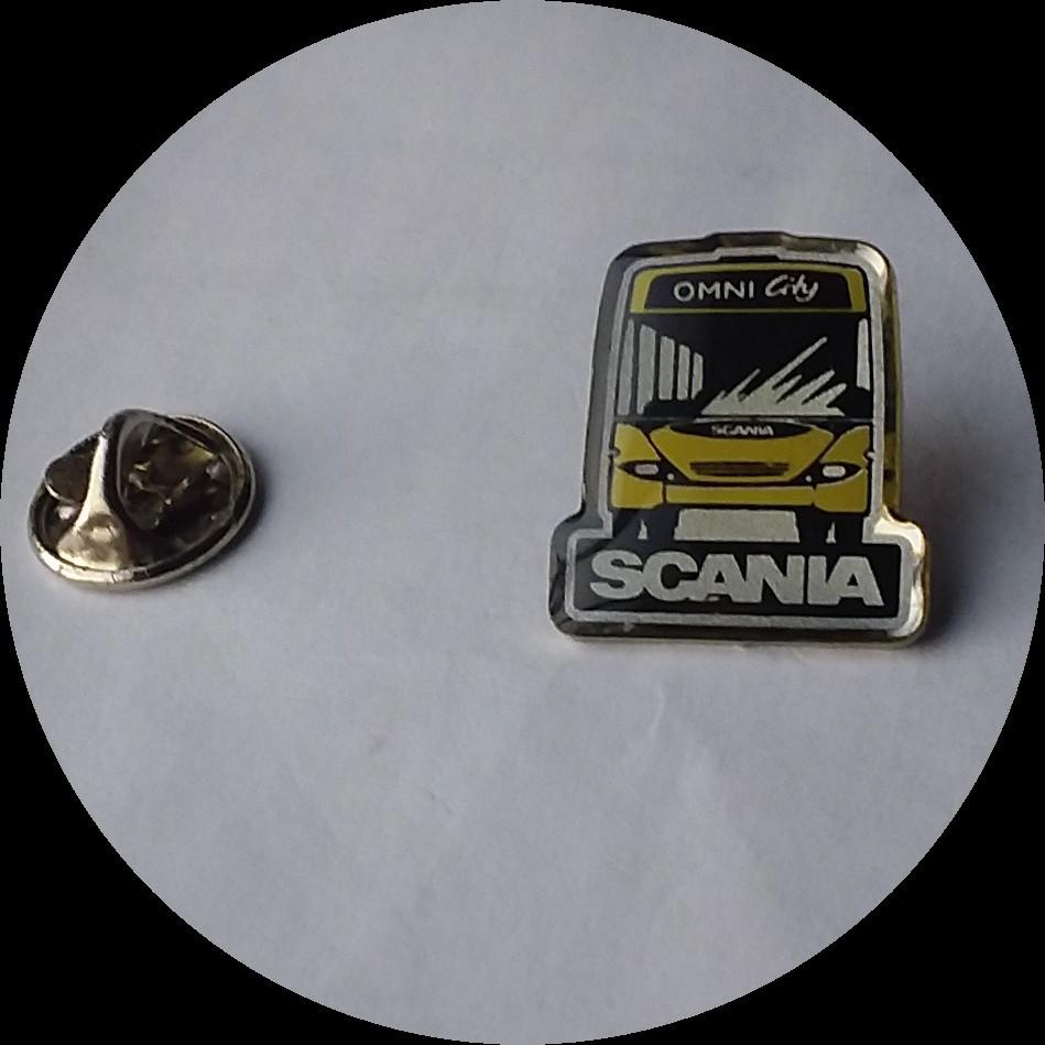 SCANIA bus touringcar pin, Verzenden, Zo goed als nieuw, Transport, Speldje of Pin