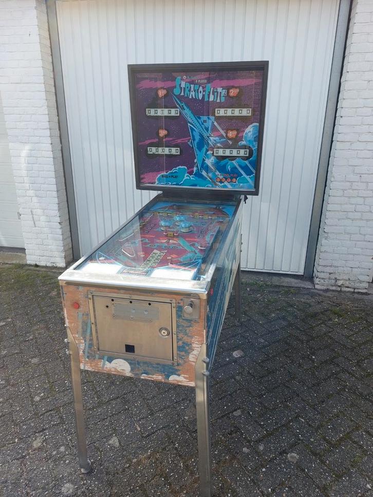 Mechanische Williams Flipperkast Strato Flite, Verzamelen, Automaten | Flipperkasten, Gebruikt, Mechanisch, Flipperkast, Williams