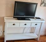 Landelijke bijzettafel met 3 lades - prima staat, Ophalen, Gebruikt, 60 cm of meer, Rechthoekig