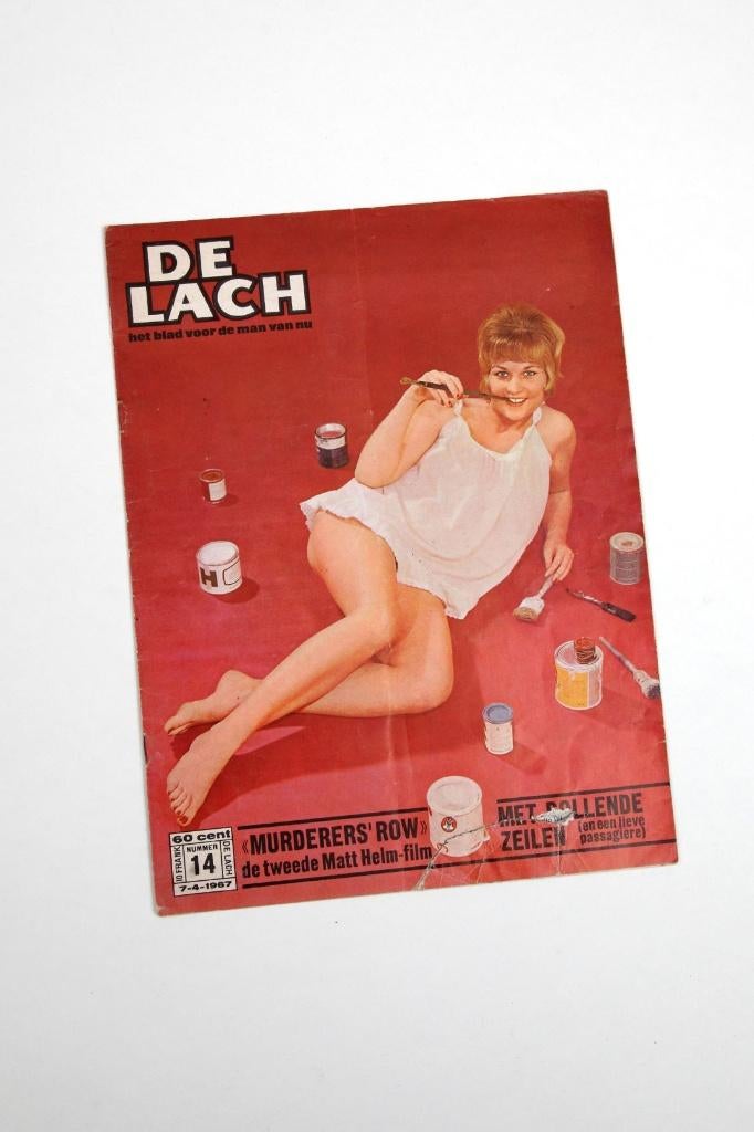 VINTAGE MAGAZINE de lach no. 14 1967 GRATIS VERZENDING, Verzenden, Gelezen, Overige typen