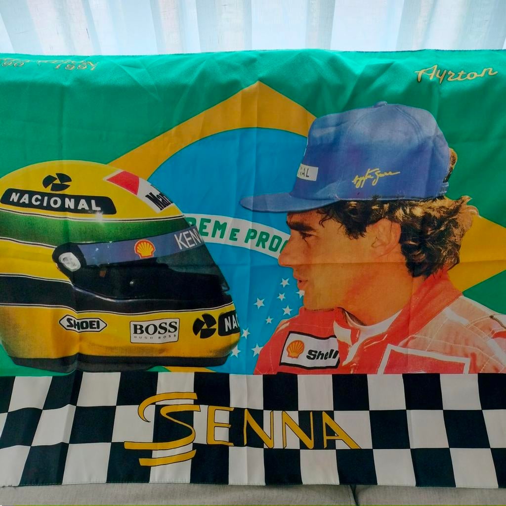 Senna vlag, in memoriam 1994, Ophalen, Nieuw, Auto's