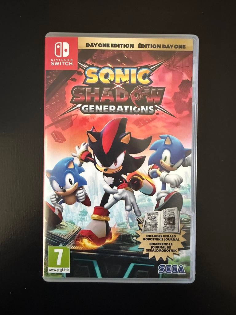 Sonic x Shadow Generations Nintendo Switch, Spelcomputers en Games, Avontuur en Actie, 1 speler, Ophalen of Verzenden, Zo goed als nieuw