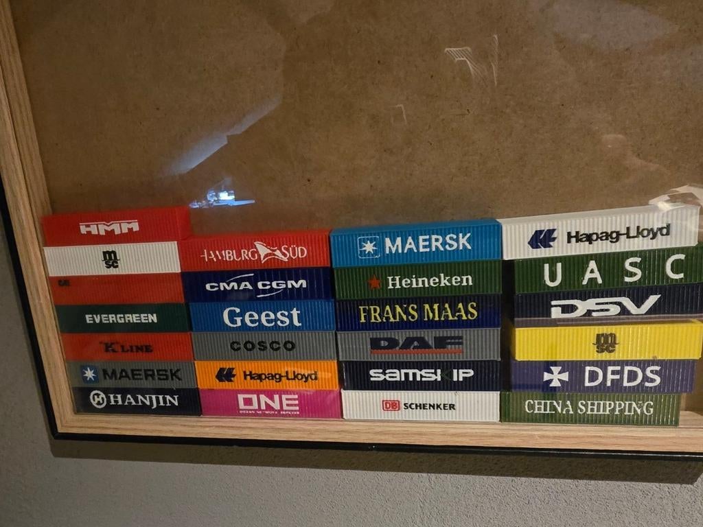 N spoor 40 ft zeecontainers, Gebruikt, Gelijkstroom of Wisselstroom, Wagon, Ophalen