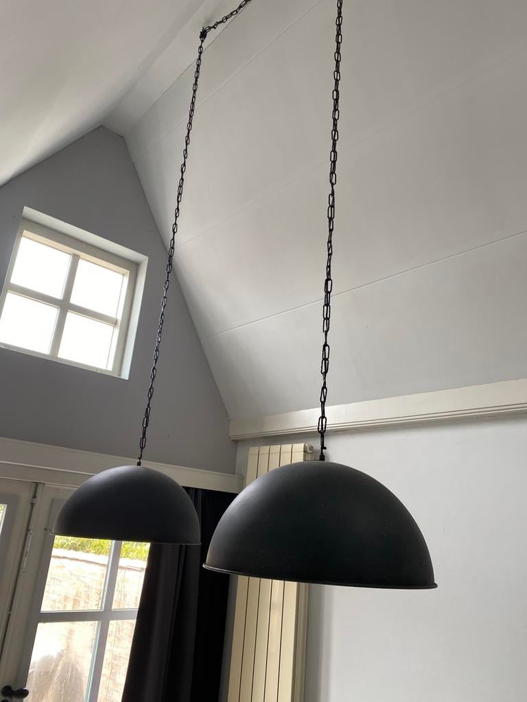 Plafond lamp, Huis en Inrichting, Lampen | Hanglampen, Ophalen, Zo goed als nieuw, Metaal, Minder dan 50 cm