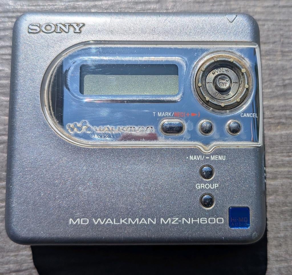 Sony Minidisc MZ-NH600 Hi MD Walkman Recorder - Gebruikt, Ophalen of Verzenden
