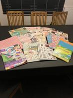 Design papier journaling scrapbook collectie, Hobby en Vrije tijd, Ophalen of Verzenden, Zo goed als nieuw, Papier of Karton