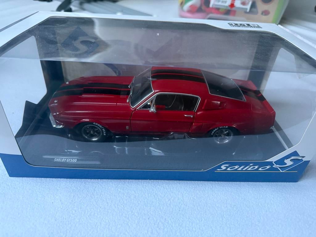 Ford Mustang Shelby GT 500, Hobby en Vrije tijd, Modelauto's | 1:18, Ophalen of Verzenden, Solido