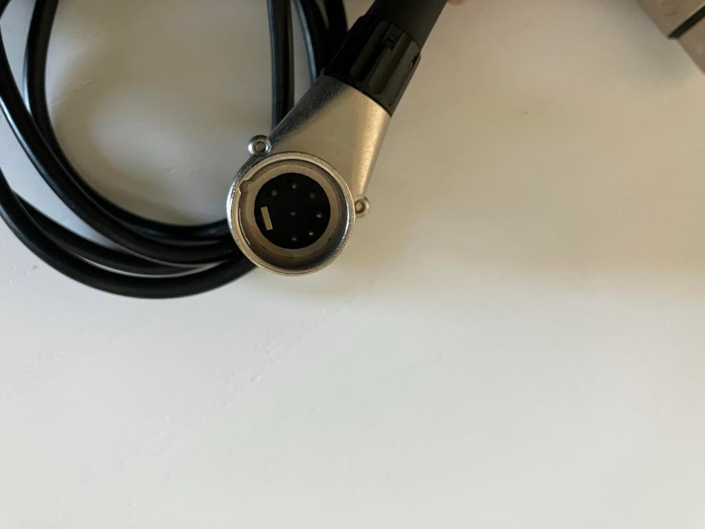 XLR-DMX kabel met rechte en haakse connector (Neutrik), Ophalen of Verzenden, Gebruikt, Apparatuur