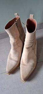 Manfield laarzen enkellaarzen cowboy laarsjes maat 39, Beige, Lage of Enkellaarzen, Ophalen of Verzenden, Manfield
