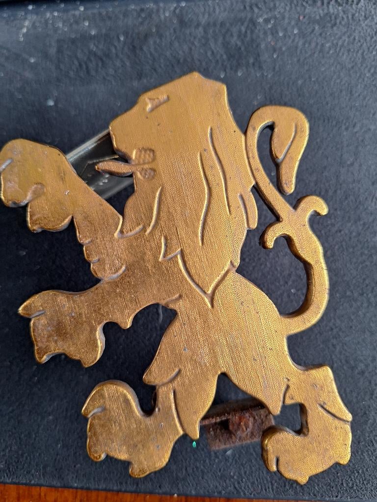 Peugot 404 auto embleem, Ophalen of Verzenden, Gebruikt, Peugeot