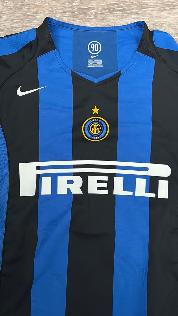 Nike Inter Milan Total 90 shirt 2004/2005 – Origineel – M, Sport en Fitness, Voetbal, Zo goed als nieuw, Shirt, Ophalen of Verzenden