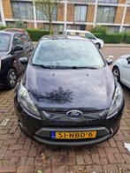 Ford Fiësta 1.25 44KW 3DR 2010 Zwart, Auto's, Voorwielaandrijving, Stof, 4 cilinders, Zwart