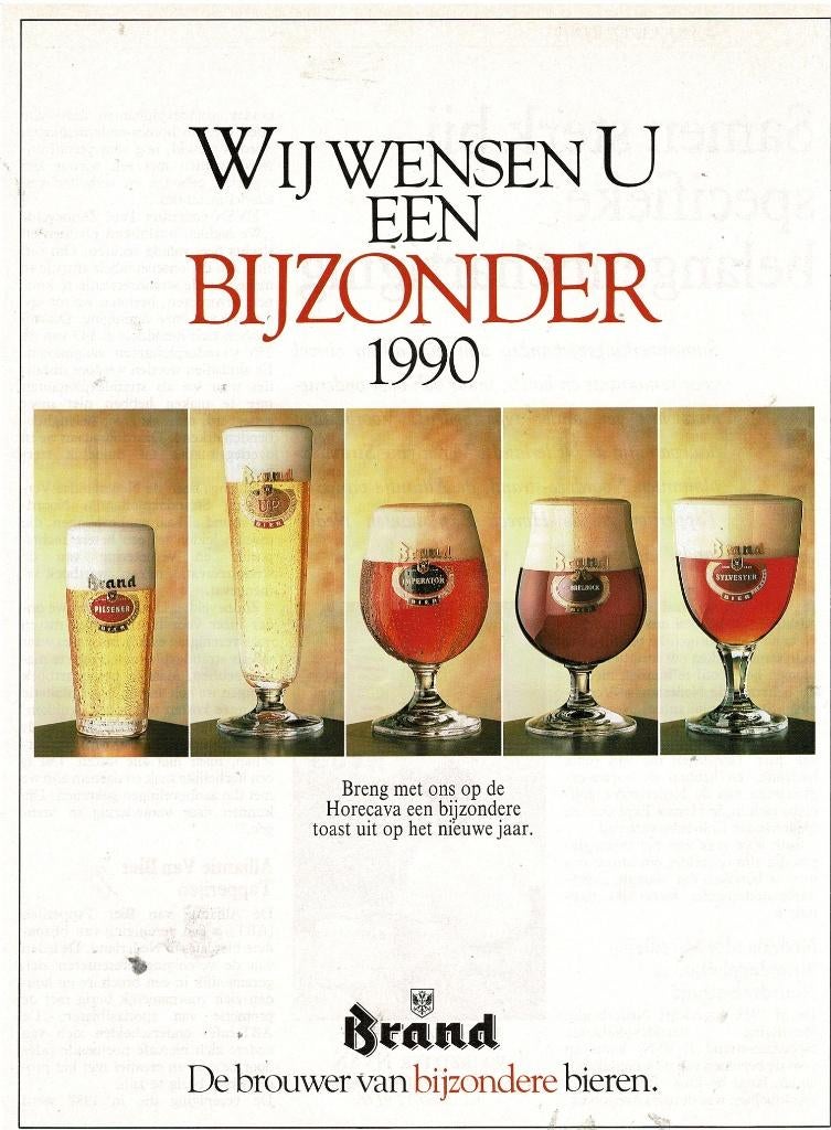 De brouwer van bijzondere bieren BRAND 1989, Verzenden, Zo goed als nieuw, Overige typen