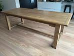 Eiken eettafel, Ophalen, Gebruikt, 100 tot 150 cm, Eikenhout