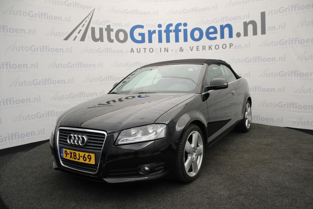 Audi A3 Cabriolet 1.8 TFSI Attraction nette automaat met lee, Auto's, Gebruikt, Zwart, 4 cilinders, Cabriolet