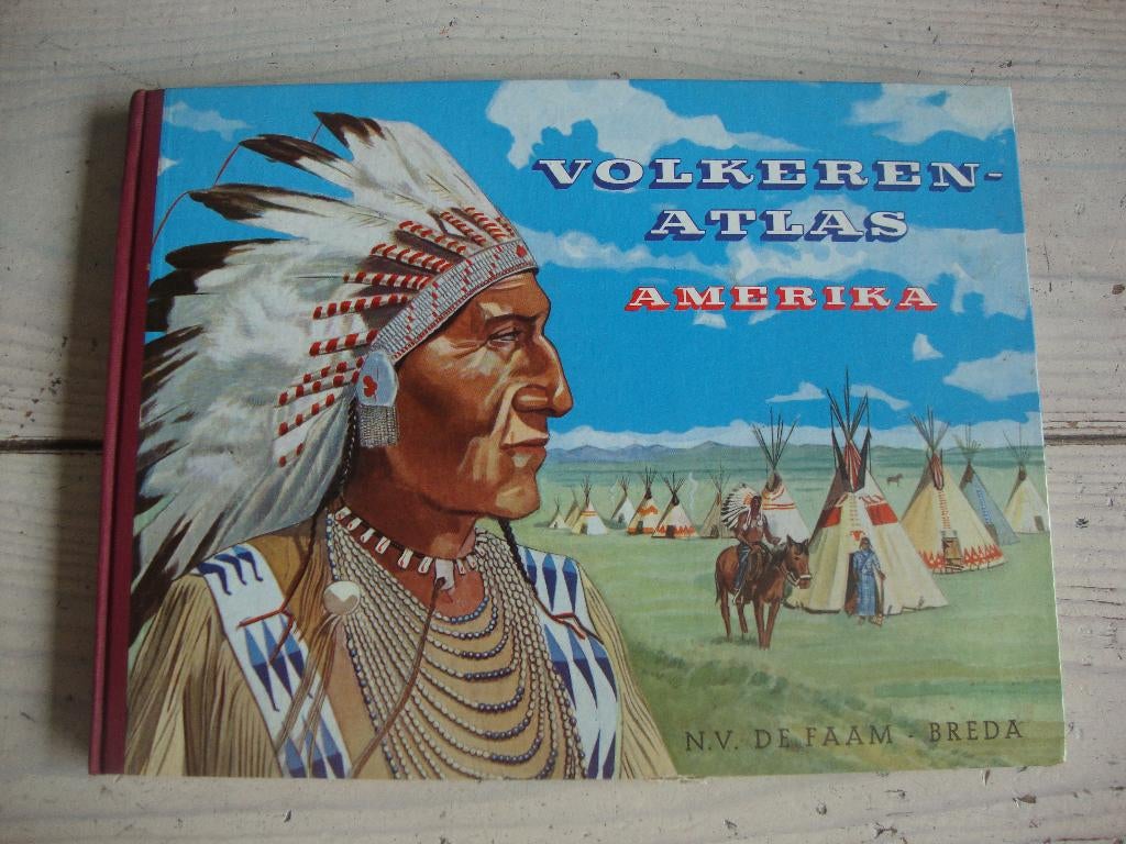 Volkerenatlas Amerika, Ophalen of Verzenden, Gelezen, J. J. Jansen