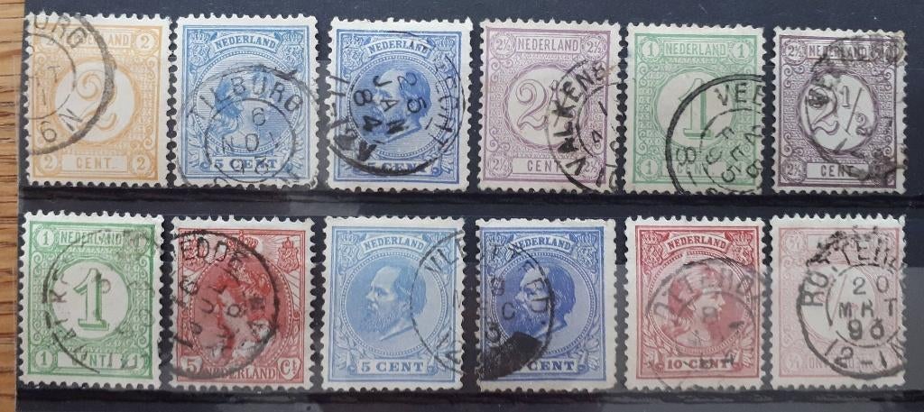 Kleinrond stempels Hoge stempel waarde ! (614B), Verzenden, T/m 1940, Gestempeld