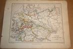 Zeldzame antieke kaart - Noord-Duitsland - 1860 !!, Boeken, Atlassen en Landkaarten, Gelezen, Ophalen of Verzenden, Landkaart