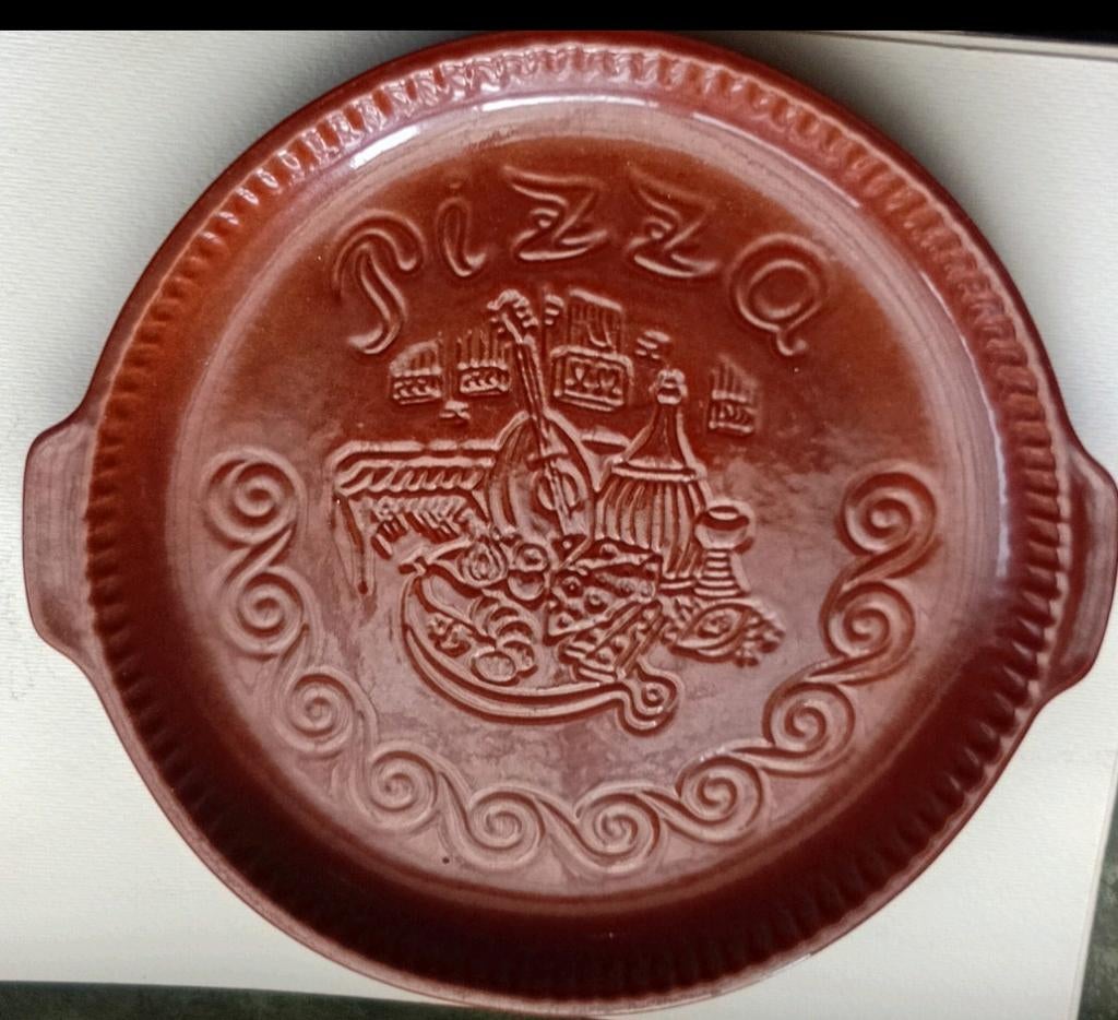 Vintage Keramiek Pizza Bord West Germany Bay Cerabak, Ophalen of Verzenden