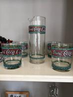 Vintage Coca Cola glazen, Ophalen, Zo goed als nieuw, Frisdrankglas
