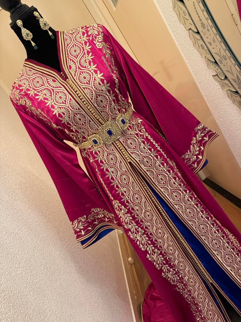 Nieuwe Marokkaanse Takshita Kaftan Maat M-L, Ophalen of Verzenden, Nieuw, Maat 38/40 (M), Overige typen