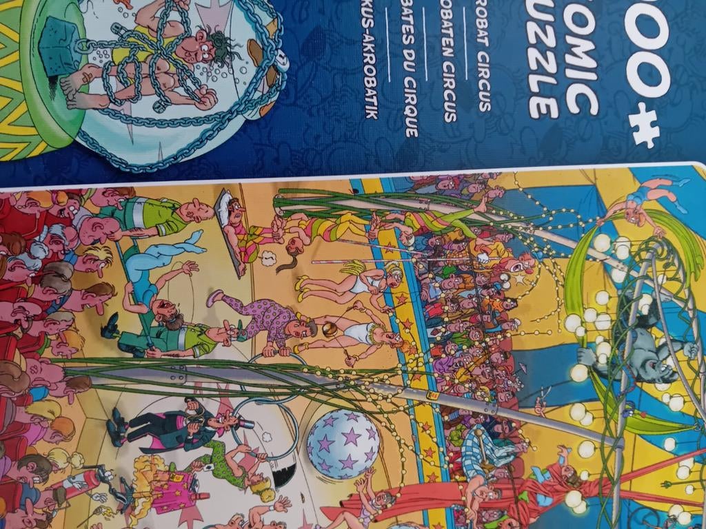 Jumbo Jan van Haasteren Puzzel - Acrobat Circus 1000 stukjes, Hobby en Vrije tijd, Ophalen of Verzenden, 500 t/m 1500 stukjes